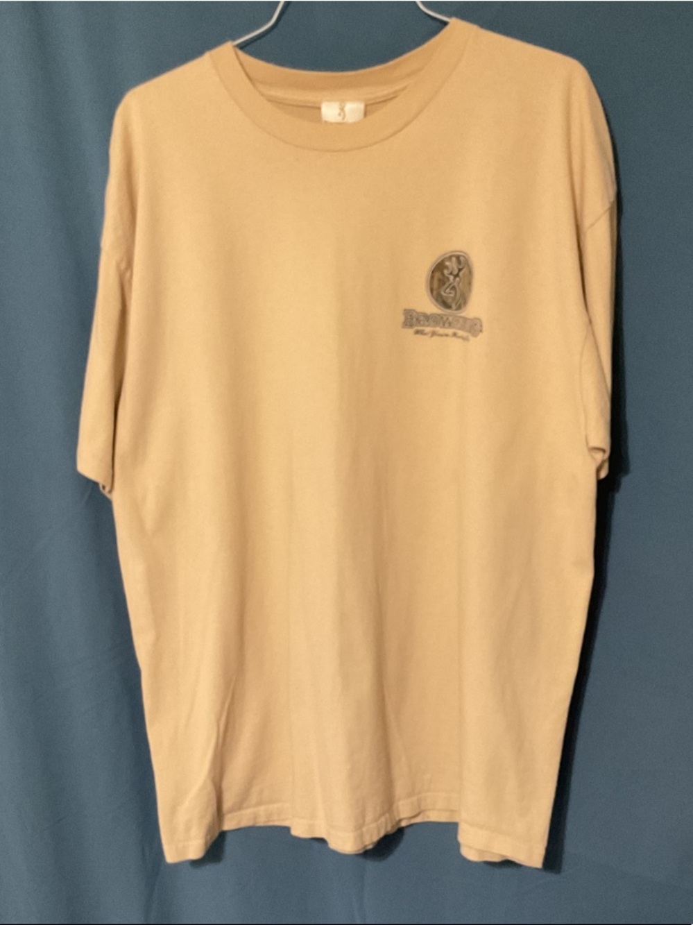 Browning Cream Short Sleeve Graphic Crewneck Tee